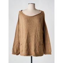 ZABAIONE - Pull marron en polyamide - Femme - Taille 36 - Modz