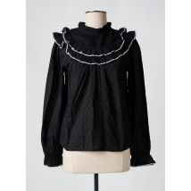 OBJECT - Blouse noir en coton - Femme - Taille 36 - Modz