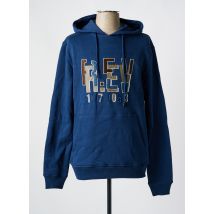 R.EV 1703 BY REMCO EVENPOEL - Sweat-shirt à capuche bleu en coton - Femme - Taille 40 - Modz