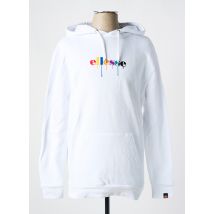 ELLESSE - Sweat-shirt à capuche blanc en coton - Homme - Taille S - Modz