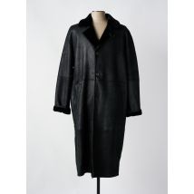 SINCLAIR - Manteau long noir en cuir - Homme - Taille XL - Modz