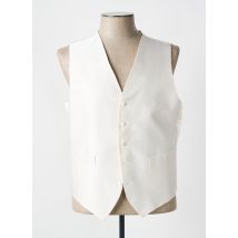SMART - Gilet sans manche beige en soie - Homme - Taille 3XL - Modz