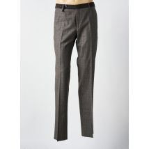 PAL ZILERI - Pantalon droit marron en laine - Homme - Taille 46 - Modz