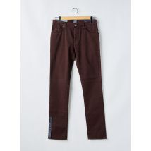 TRAMAROSSA - Jeans coupe slim marron en coton - Homme - Taille 40 - Modz