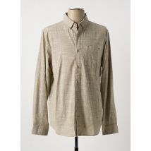 HURLEY - Chemise manches longues beige en coton - Homme - Taille M - Modz
