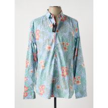 YVES ENZO - Chemise manches longues bleu en coton - Homme - Taille M - Modz