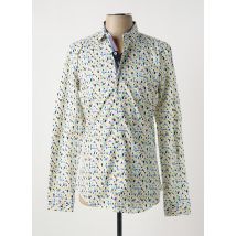 YVES ENZO - Chemise manches longues blanc en coton - Homme - Taille S - Modz