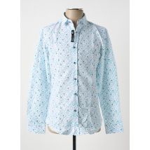 YVES ENZO - Chemise manches longues bleu en coton - Homme - Taille XXL - Modz