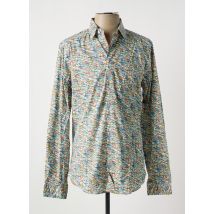 YVES ENZO - Chemise manches longues beige en coton - Homme - Taille S - Modz