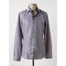 YVES ENZO - Chemise manches longues bleu en coton - Homme - Taille S - Modz