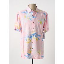 HURLEY - Chemise manches courtes rose en coton - Homme - Taille M - Modz