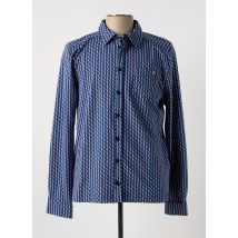 4FUNKY FLAVOURS - Chemise manches longues bleu en coton - Homme - Taille L - Modz