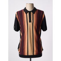 4 FUNKY FLAVOURS - Polo noir en viscose - Homme - Taille M - Modz