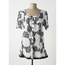 ALAIN WEIZ - Tunique manches courtes noir en coton - Femme - Taille 44 - Modz