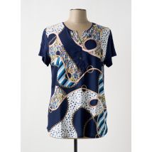 GALMALLA - Blouse bleu en viscose - Femme - Taille 42 - Modz