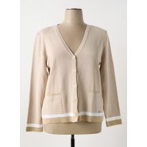 MINO MORA - Gilet manches longues beige en viscose - Femme - Taille 44 - Modz