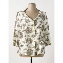 ALAIN WEIZ - Veste chic beige en lin - Femme - Taille 46 - Modz