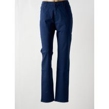 LCDN - Pantalon slim bleu fonce en coton - Femme - Taille 48 - Modz