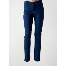 LCDN - Pantalon slim bleu fonce en coton - Femme - Taille 46 - Modz