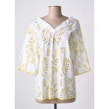 OSCALITO - Blouse blanc en coton - Femme - Taille 38 - Modz