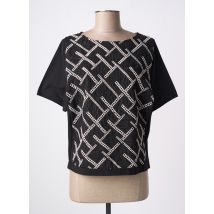 OSCALITO - Blouse noir en coton - Femme - Taille 38 - Modz