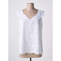 OSCALITO - Top blanc en coton - Femme - Taille 38 - Modz