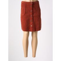 LA FIANCÉE - Jupe courte marron en coton - Femme - Taille 36 - Modz