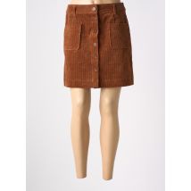 SURKANA - Jupe courte marron en coton - Femme - Taille 36 - Modz