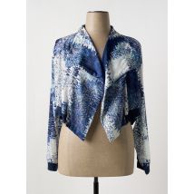 MALOKA - Boléro bleu en polyester - Femme - Taille 36 - Modz