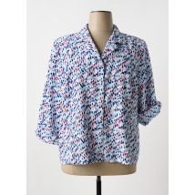GEVANA - Chemisier bleu en polyester - Femme - Taille 54 - Modz