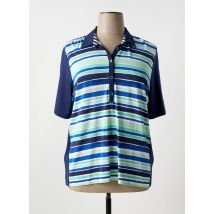 RABE - Polo bleu en viscose - Femme - Taille 50 - Modz