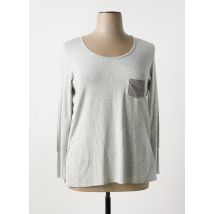 RABE - T-shirt gris en viscose - Femme - Taille 46 - Modz