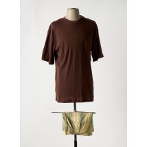 ARTHUR - Pyjashort marron en coton - Homme - Taille 38 - Modz