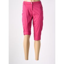 AGATHE & LOUISE - Pantacourt rose en coton - Femme - Taille 46 - Modz
