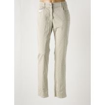 ZERRES - Pantalon slim gris en coton - Femme - Taille 46 - Modz