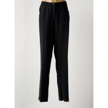 GEVANA - Pantalon droit noir en polyester - Femme - Taille 56 - Modz