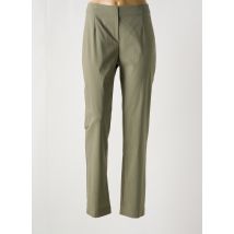 ANNA MONTANA - Pantalon slim vert en viscose - Femme - Taille 48 - Modz