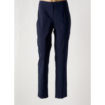 ANNA MONTANA - Pantalon slim bleu en coton - Femme - Taille 46 - Modz