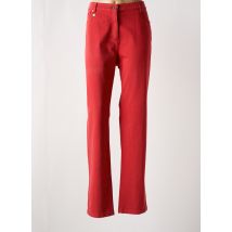 SAINT JAMES - Jeans coupe slim rouge en coton - Femme - Taille 52 - Modz