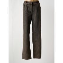 JAC JAC - Pantalon droit bleu en coton - Femme - Taille 50 - Modz