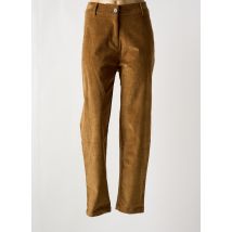 AGATHE & LOUISE - Pantalon slim marron en coton - Femme - Taille 44 - Modz