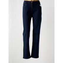ANNA MONTANA - Jeans coupe slim bleu en coton - Femme - Taille 48 - Modz