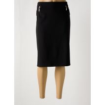 CONCEPT K - Jupe mi-longue noir en polyester - Femme - Taille 46 - Modz