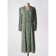 C'EST BEAU LA VIE - Robe mi-longue vert en viscose - Femme - Taille 38 - Modz