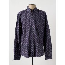 CAP BRETON - Chemise manches longues bleu en coton - Homme - Taille L - Modz