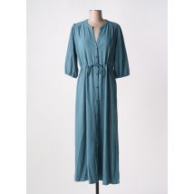 GRACE & MILA - Robe longue bleu en polyester - Femme - Taille 36 - Modz