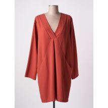 PAKO LITTO - Robe courte orange en polyester - Femme - Taille 40 - Modz