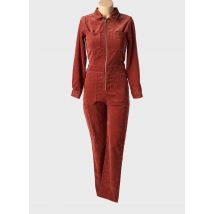 PAKO LITTO - Combi-pantalon marron en coton - Femme - Taille 44 - Modz
