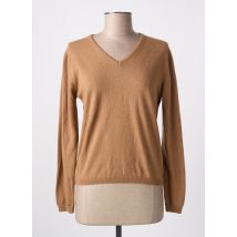 ELLEMME - Pull marron en laine - Femme - Taille 36 - Modz
