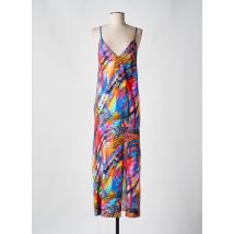 REVE EN DENTELLE - Robe de plage orange en polyamide - Femme - Taille 38 - Modz